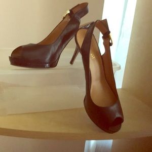 Nine West Slingback Peep-Toe Pumps